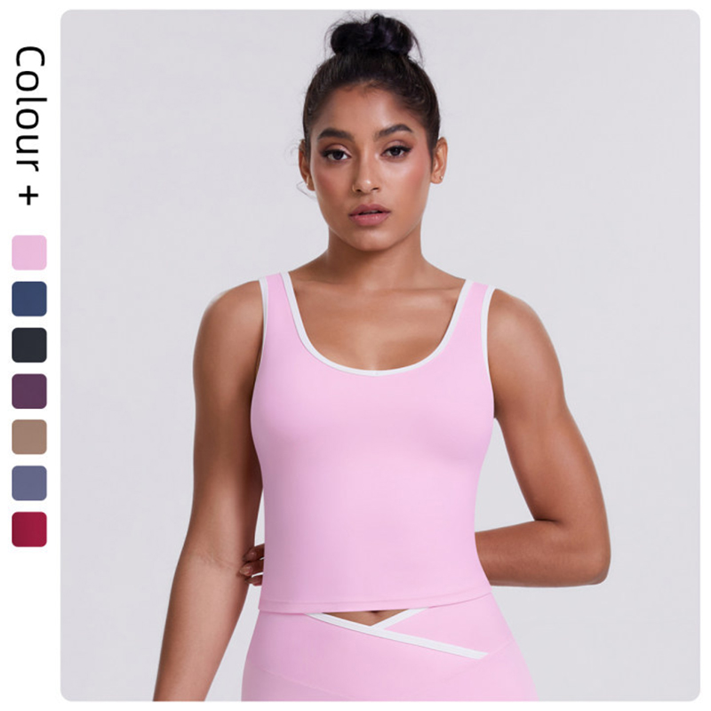 Yoga Fitness Stretching - New Slim Breathable Yoga Vest Color