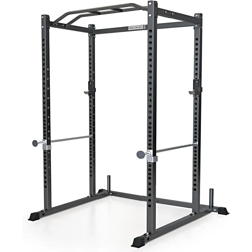 Lat Pulldown Bar - Multi-Function Squat Rack with Solid Safety