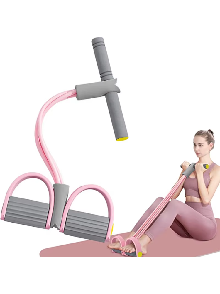 Resistance Bands 4-Tube Yoga P - Yoga Pedal Puller Fitness Equipment recension och pris