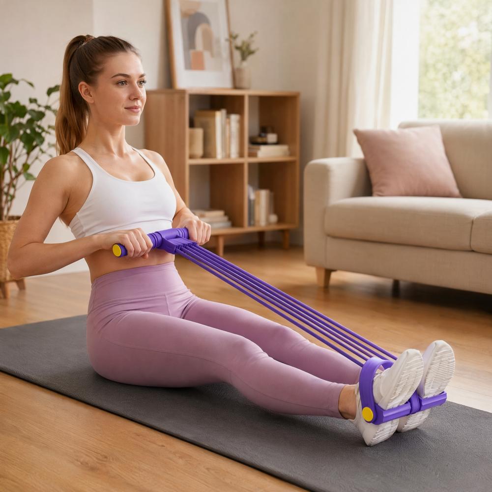 10-Tube Pedal Resistance Band  - Yoga Pedal Puller Fitness Equipment recension och pris