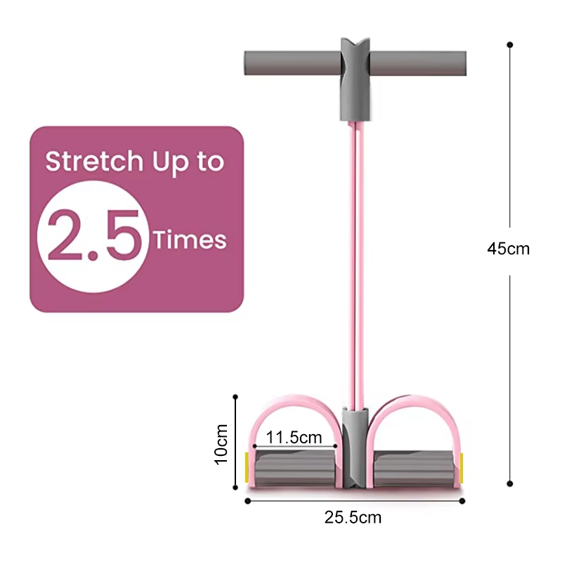 4-Tube Resistance Bands Yoga P - Yoga Pedal Puller Fitness Equipment recension och pris