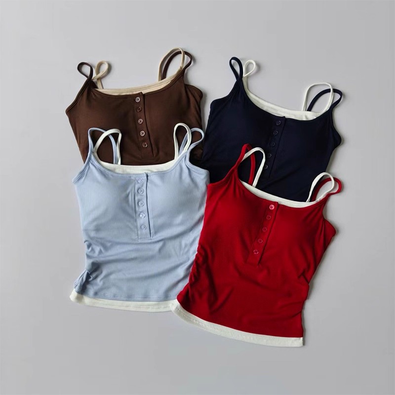 Color-Block Faux Two-Piece Spo - Yoga Fitness Matte recension och pris