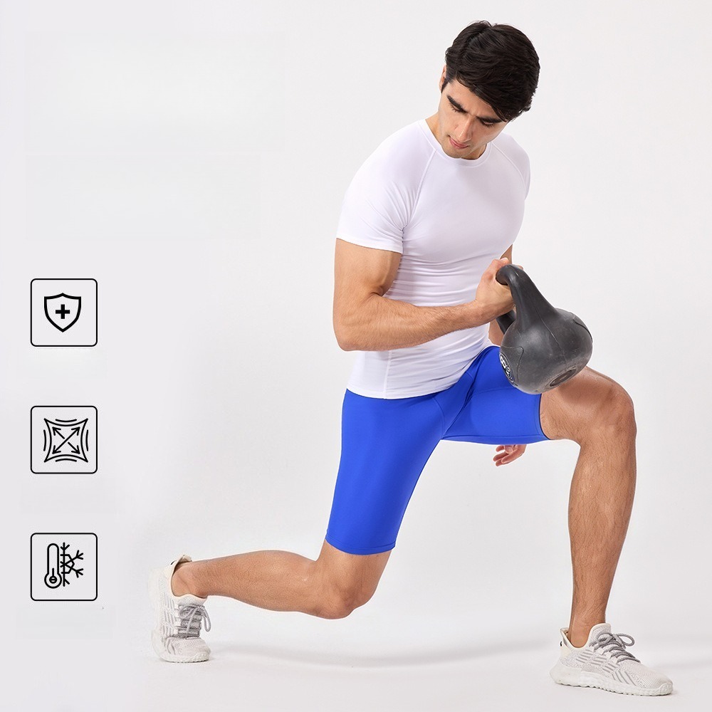 Men 5 Inch Compression Yoga Sh - Yoga Fitness Stretching recension och pris