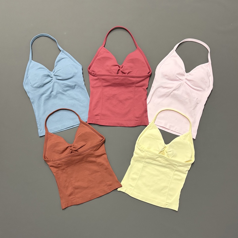 Gym Women Sports Tank Top Seam - Yoga Fitness Matte recension och pris