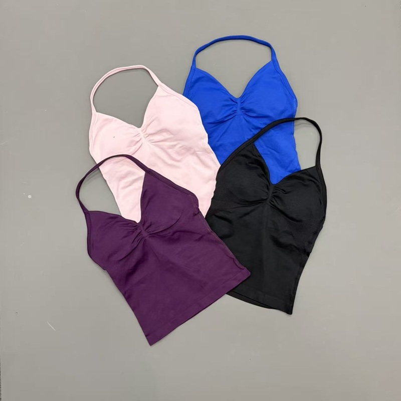 Gym Women Sports Tank Top Seam - Yoga Fitness Matte recension och pris