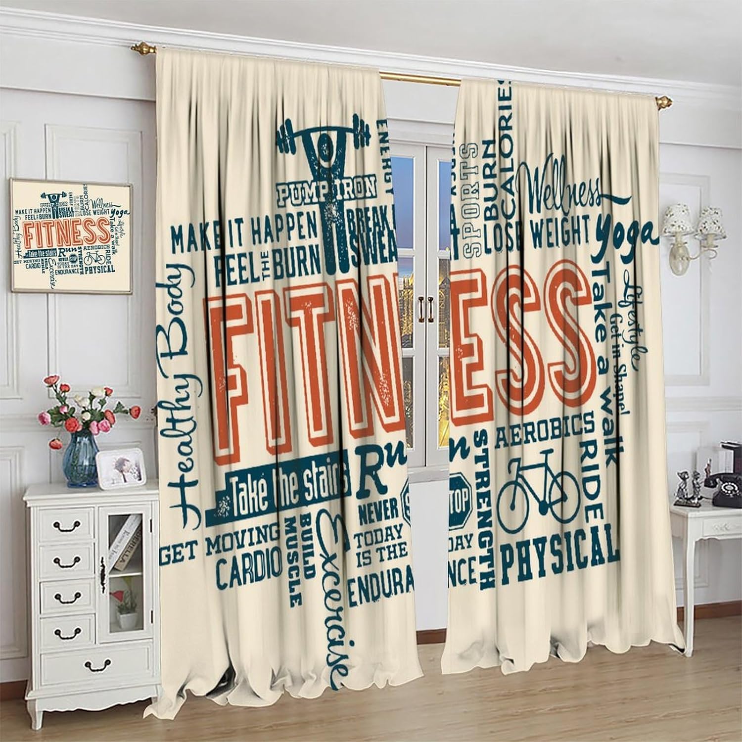 Large Fitness Workout Motivati - Yoga Fitness Hotel recension och pris
