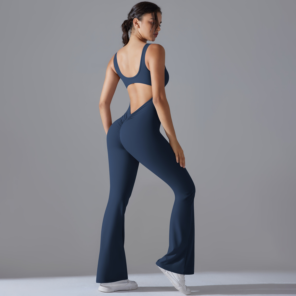 Sexy Back V Jumpsuit Gym Set W - Yoga Fitness Stretching recension och pris