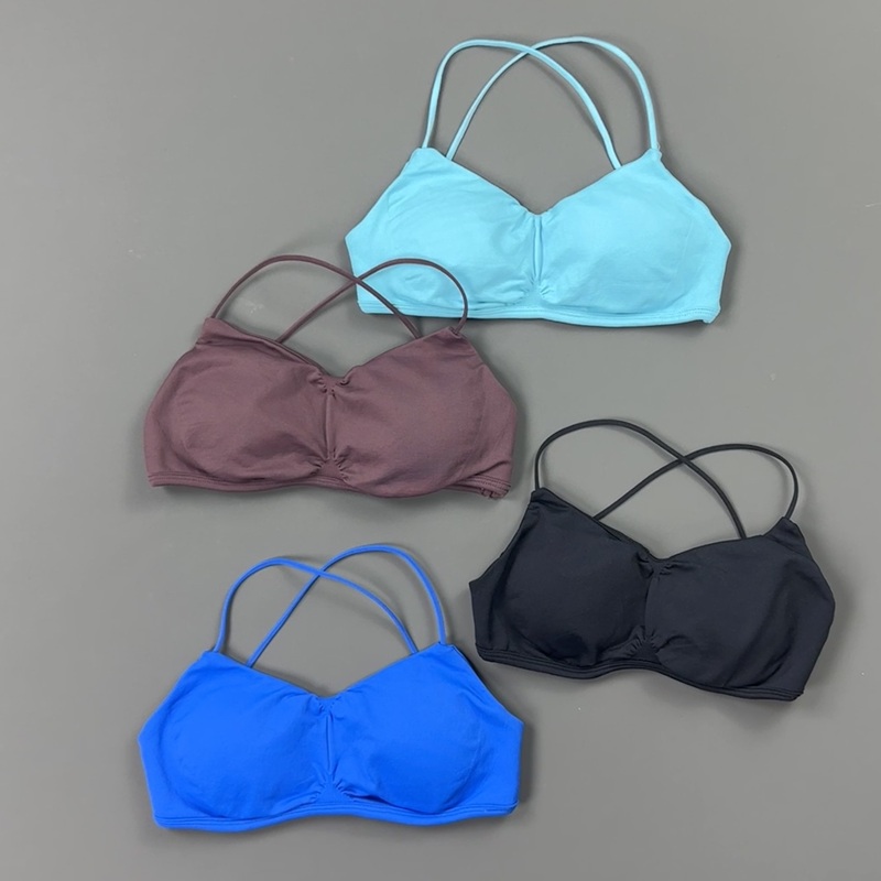 HISTELLO Front Ruched Cross Ba - Yoga Fitness Matte recension och pris