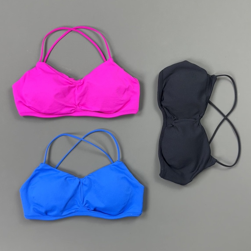 HISTELLO Front Ruched Cross Ba - Yoga Fitness Matte recension och pris