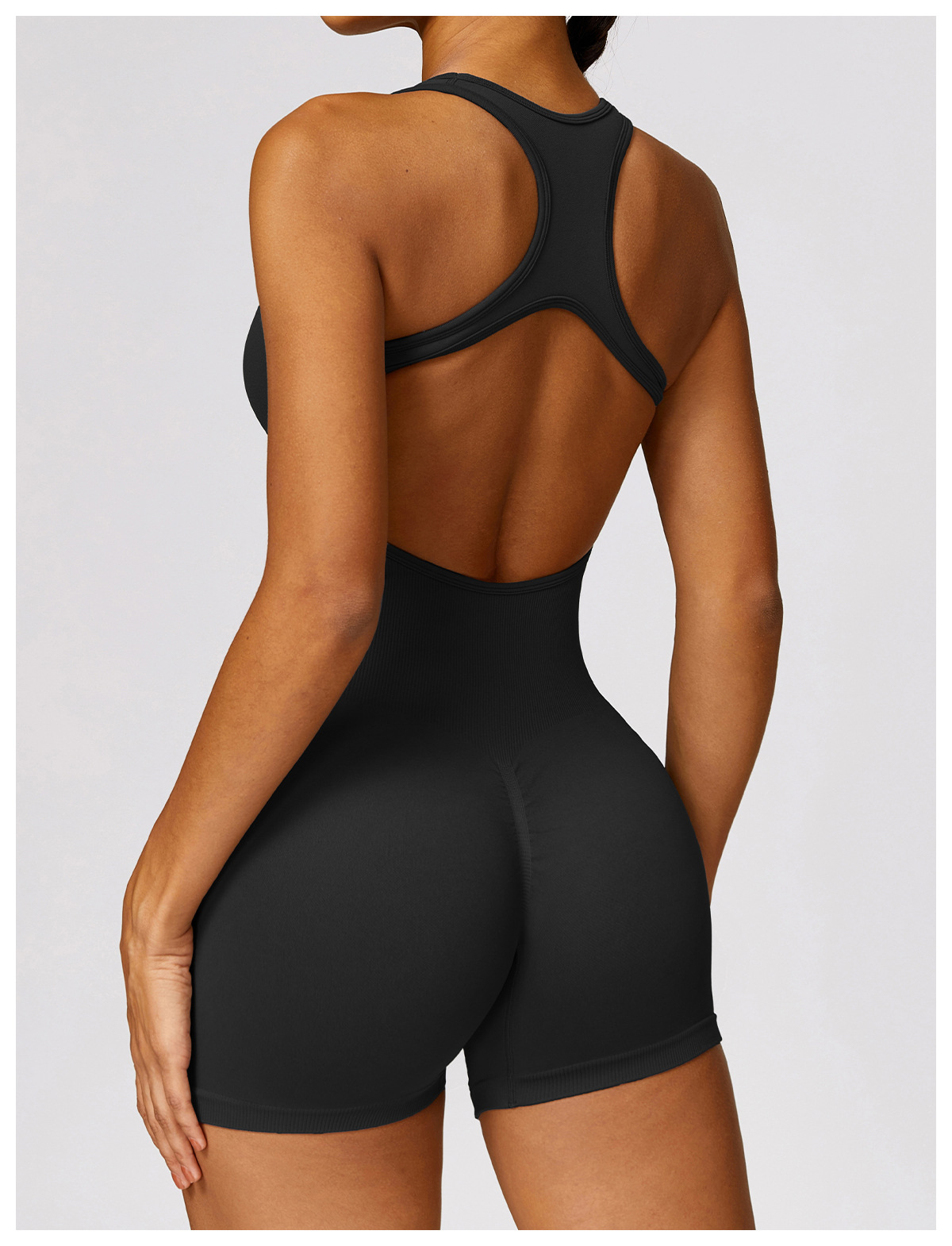Sexy Back Jumpsuit Gym Set Wom - Yoga Fitness Stretching recension och pris