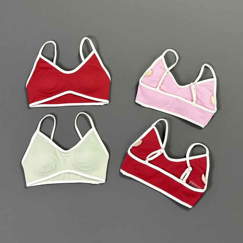 Women Contrastline Yoga Bra V  - Yoga Fitness Matte recension och pris