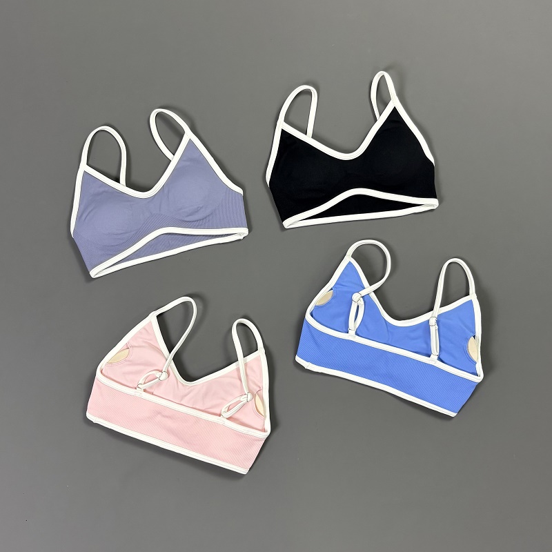 Women Contrastline Yoga Bra V  - Yoga Fitness Matte recension och pris