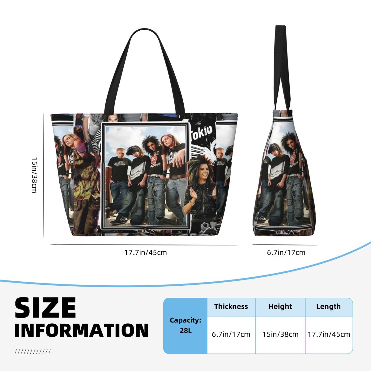Tokio Hotel Emblem Beach Tote  - Yoga Fitness Hotel recension och pris