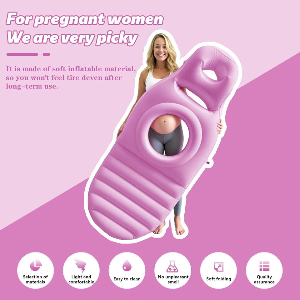 Inflatable Pregnancy Pillow Yo - Yoga Fitness Matte recension och pris