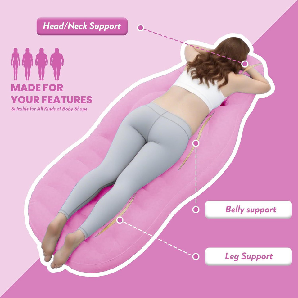 Inflatable Pregnancy Pillow Yo - Yoga Fitness Matte recension och pris