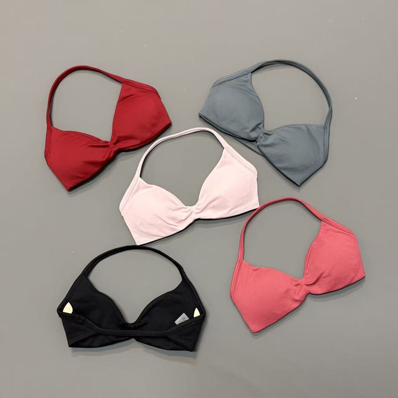 Women Halter Sports Bra V-Neck - Yoga Fitness Matte recension och pris