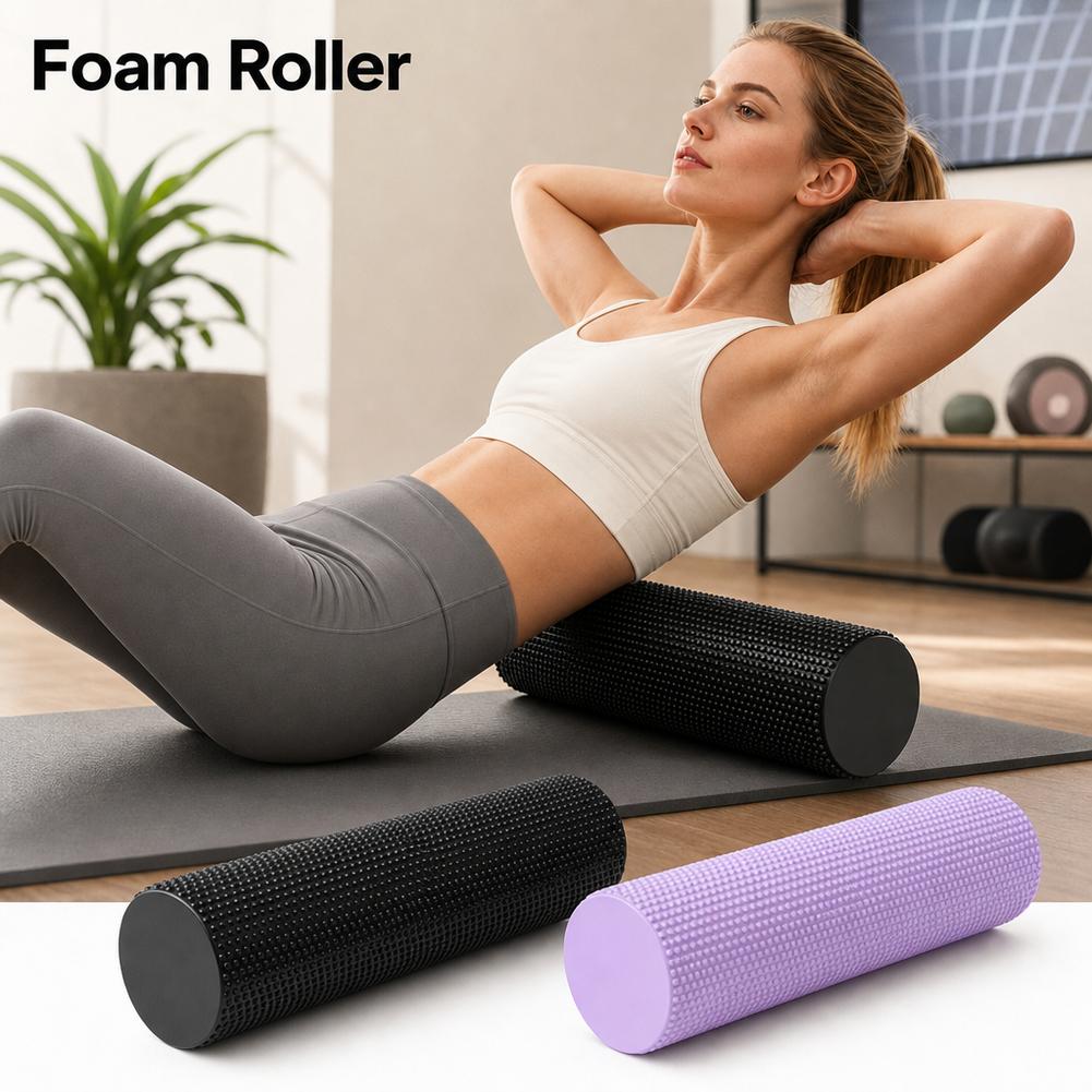 EVA Yoga Foam Roller High Dens - Yoga Fitness Stretching recension och pris