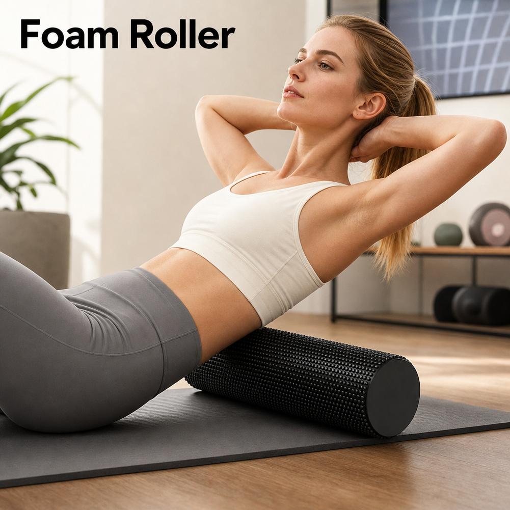 EVA Yoga Foam Roller High Dens - Yoga Fitness Stretching recension och pris