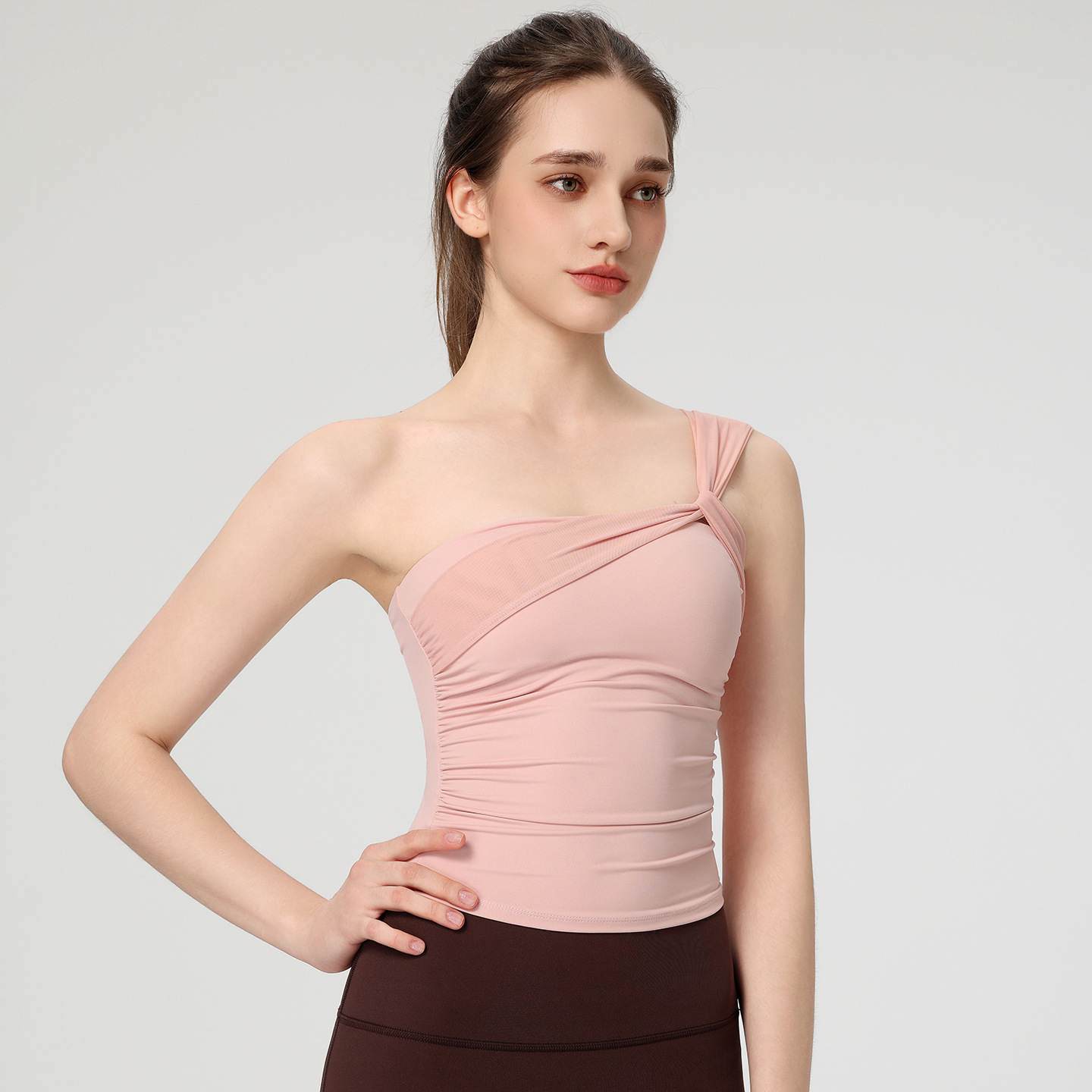 Women's Sexy Sloping Shoulder  - Yoga Fitness Matte recension och pris