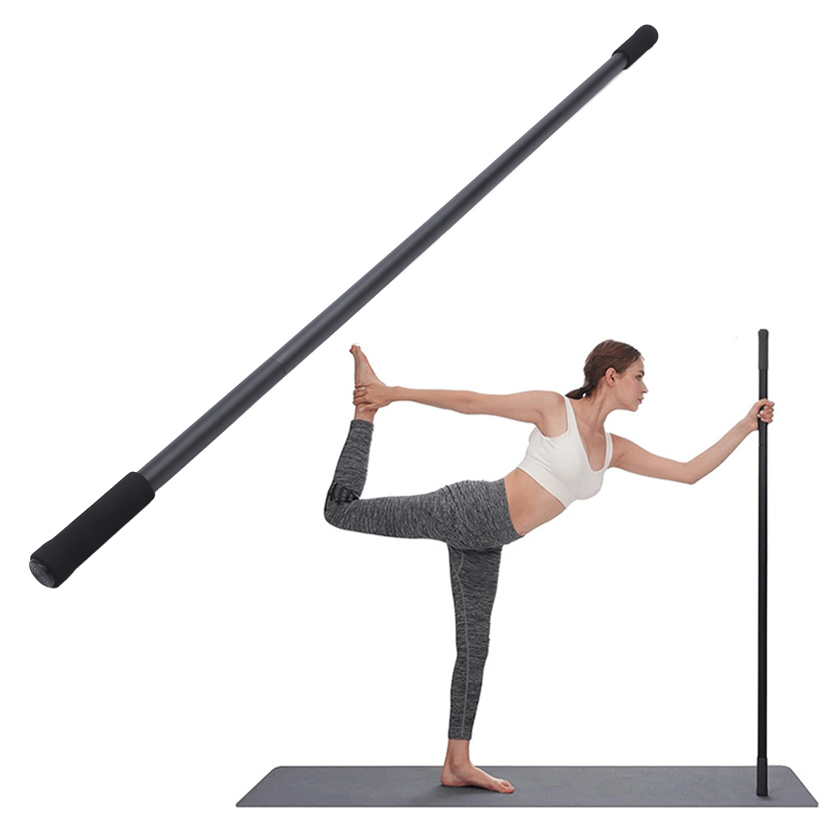 Yoga Stick Adjustable Mobility - Yoga Fitness Stretching recension och pris