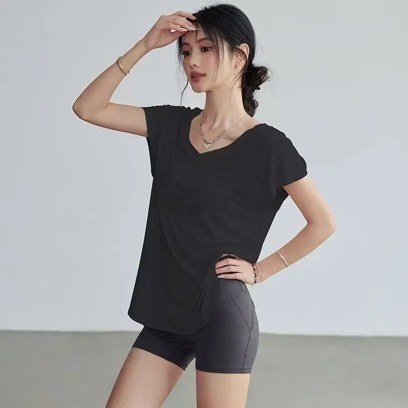 Women's Slimming Round Neck Yo - Yoga Fitness Stretching recension och pris