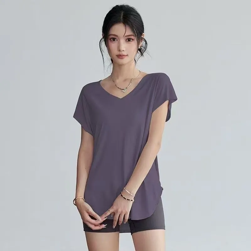 Women's Slimming Round Neck Yo - Yoga Fitness Stretching recension och pris